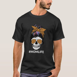 ママ人生ママ日ママ母ママ人生メッシーパンスカル Tシャツ