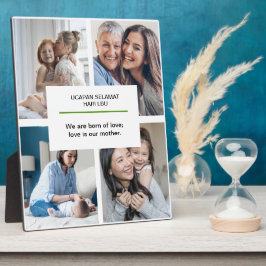 ママ保持ベビー母の日引用文プラーク フォトプラーク