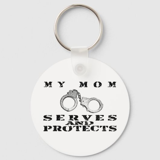 ママ保護サーズ – カフス キーホルダー (正面)