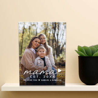 ママ写真オーバーレイ母の日 フォトブロック