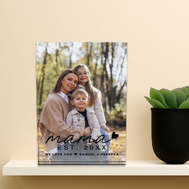 ママ写真オーバーレイ母の日 フォトブロック