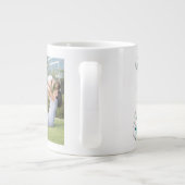 ママ写真グリーン文字ジャイアントコーヒーマグ ジャンボコーヒーマグカップ (裏面)