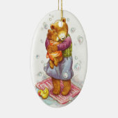 ママ力強い抱擁 セラミックオーナメント (右)