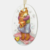 ママ力強い抱擁 セラミックオーナメント (左)