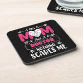 ママ博士、おもしろいママ博士 コースター (左側)