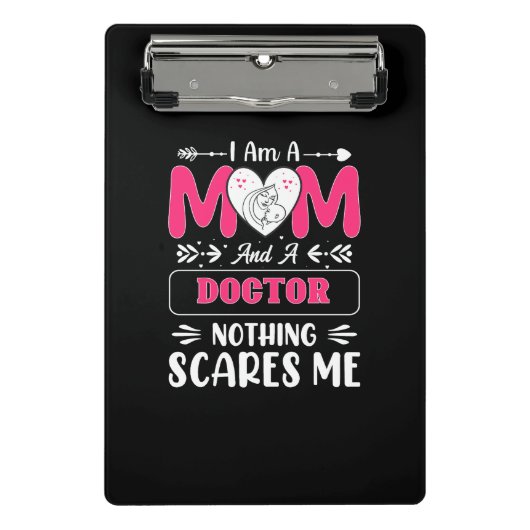 ママ博士、おもしろいママ博士 ミニクリップボード (正面)