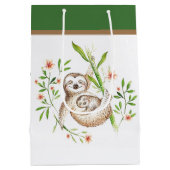 ママ及びベビースロース媒体抱き枕 ミディアムペーパーバッグ (裏面)