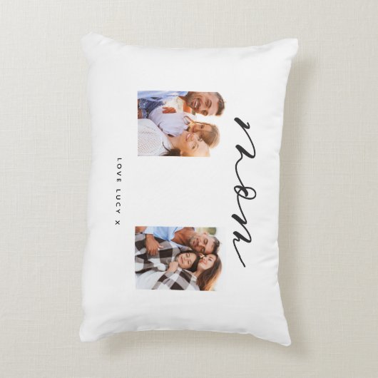 ママ可愛モダンいス数々のト写真 アクセントクッション (裏面(縦))