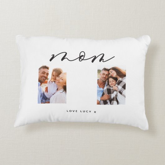 ママ可愛モダンいス数々のト写真 アクセントクッション (裏面)