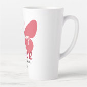ママ名パーソナライズされた前カスタマイズ カフェラテマグ (右)