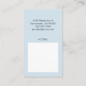 ママ呼び出しカードかわいいパンダクマ竹 名刺 (裏面)