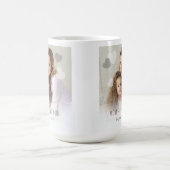 ママ大好き写真ハート コーヒーマグカップ (中央)