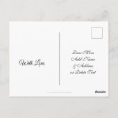 ママ大好き金ゴールドルックタイポグラフィ エレガント ポストカード (裏面)