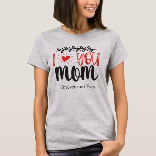ママ大好きTシャツ Tシャツ (正面)