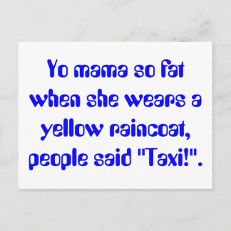 ママ太ってるね ポストカード