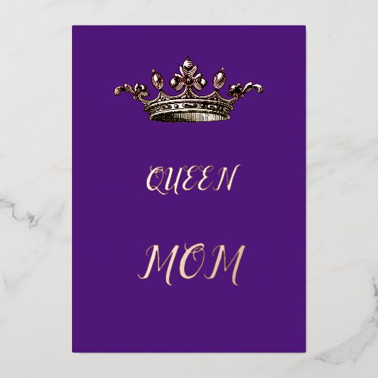 ママ女王 箔シーズンカード (正面)