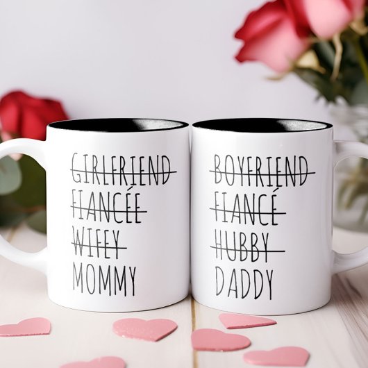 ママ妊娠のガールフレンドパーソナライズされた モーフィングマグカップ