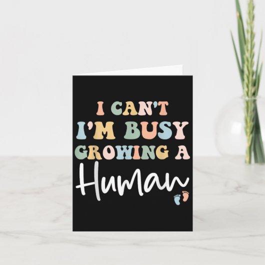 ママ妊娠告知I Can't I'mバス カード (正面)