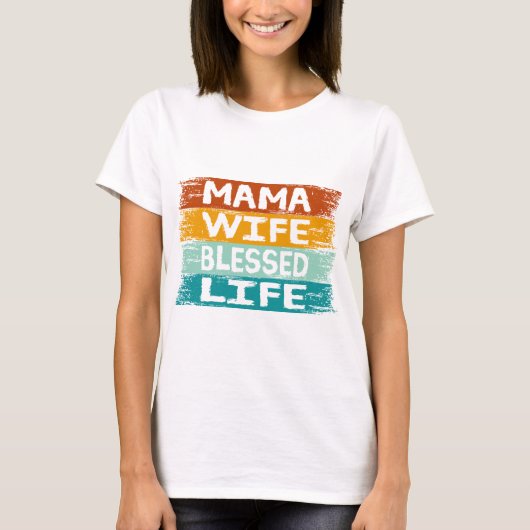 ママ妻の賛美生活 Tシャツ (正面)