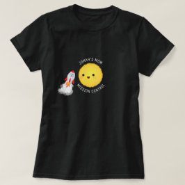 ママ宇宙誕生日ミッションコントロールTシャツ Tシャツ