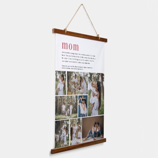 ママ定義 |写真8 パーソナライズされた 吊り下げ型タペストリー (傾斜あり)