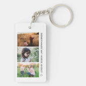 ママ家族フォトコラージュひまわり キーホルダー (裏面)