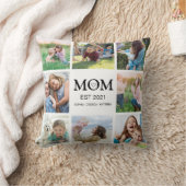 ママ家族フォトコラージュパーソナライズされた クッション (ブランケット)