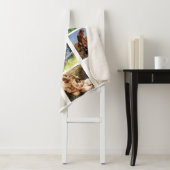 ママ家族フォトコラージュモダン シェルパブランケット (インサイチュ)