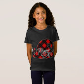 ママ小妖精や小人のためのマッチングクリスマスレッドプライドPAJAMA Tシャツ (正面フル)