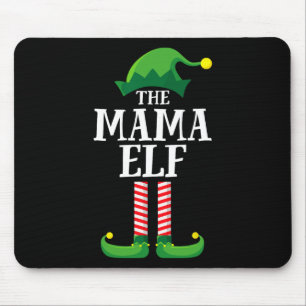 ママ小妖精や小人マッチングファミリーグループクリスマスパーティーママ マウスパッド