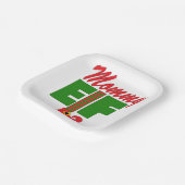 ママ小妖精や小人 ペーパープレート (傾斜あり)