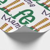 ママ小妖精や小人 ラッピングペーパー (角)