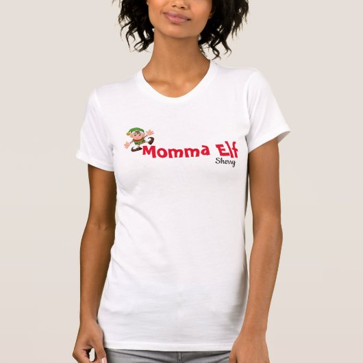 ママ小妖精や小人 Tシャツ (正面)
