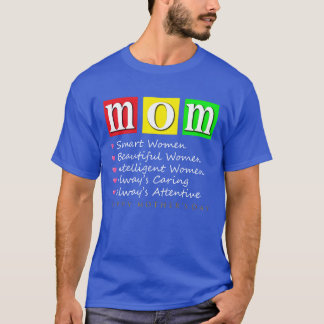 ママ幸せな母の日の女 Tシャツ