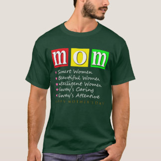 ママ幸せな母の日の女 Tシャツ