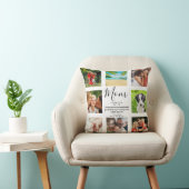 ママ引用文モダンシック写真コラージュ装飾用クッション クッション (椅子)