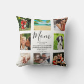ママ引用文モダンシック写真コラージュ装飾用クッション クッション (正面)