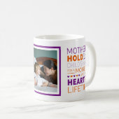 ママ引用文写真ギフトマザーズ誕生日チストマ コーヒーマグカップ (正面右)