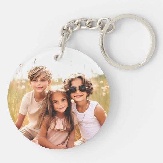 ママ愛してるよ写真ハートピンク赤ママの日 キーホルダー (裏面)