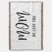 ママ愛してるカスタムママの日 スローブランケット (正面縦)