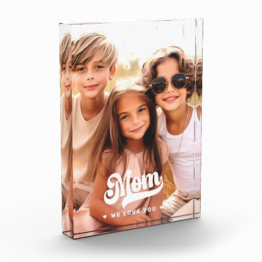 ママ愛してるハートママの日フォトブロック フォトブロック (左)