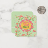 ママ愛してる ノートカード (正面/裏面インサイチュ)