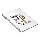 ママ愛してる。ハッピーバースデー。 ノートブック (右側)