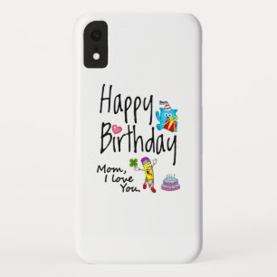 ママ愛してる。ハッピーバースデー。 iPhone XRケース