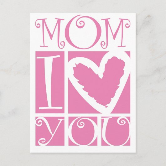 ママ愛してる ポストカード (正面)