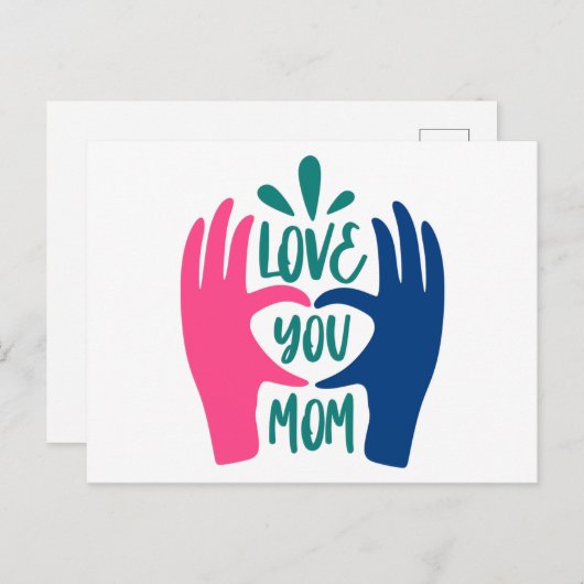 ママ愛してる ポストカード (正面/裏面)