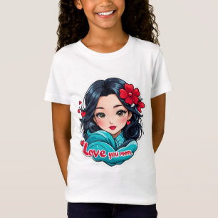 ママ愛してる Tシャツ