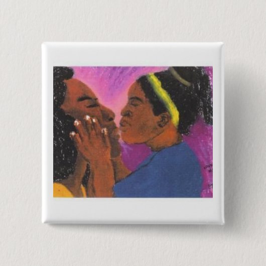 ママ愛して下さい 缶バッジ (正面)