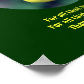 ママ愛レディースリッパパーソナライズされたー ポスター (角)