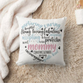 ママ愛気に者の与え優しい クッション (ブランケット)